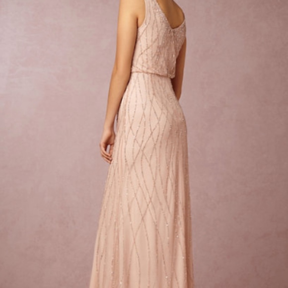 BHLDN Adrianna Papell Pink Brooklyn Dress maxi 2 - Picture 2 of 8